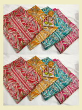 Pure Cotton Shirt With Digital Print & Neck Embroidery Work