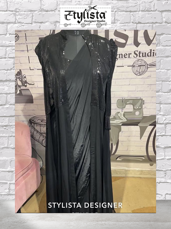 Stylista Design || Drape Saree With Shrug