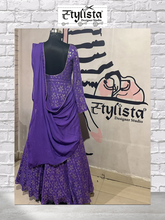 Stylista Design Lucknowi Fabric Gown